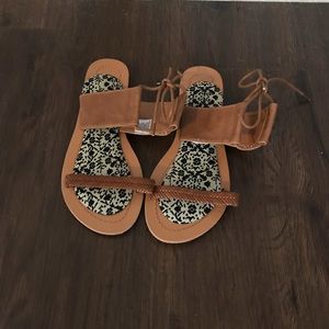 Lace up sandal